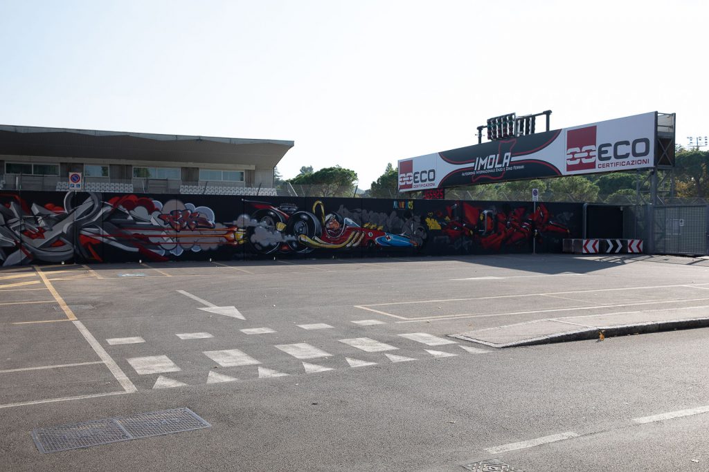 zona Paddock dell'autodromo Enzo e Dino Ferrari